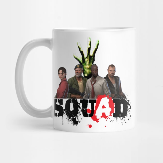 Left 4 Dead Squad (black) by red-leaf